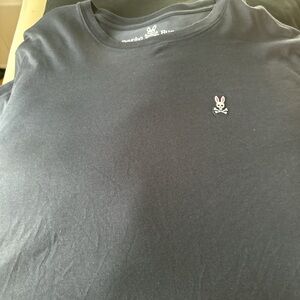 Black Psycho Bunny Long Sleeve TShirt